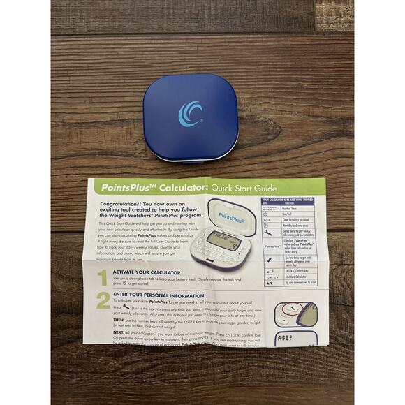 Weight Watchers Points Plus Calculator with WORKING BATTERY - Picture 3 of 4